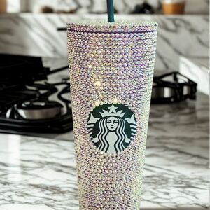 Starbucks Glittering Tumbler - Silver and Purple